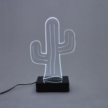 Abajur e Luminária Cacto LED Branco Abajur e Luminária Cacto LED Branco