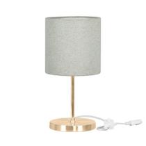 Abajur Eros Cilindrico Rustico Escuro Base Redonda New Cobre