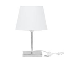 Abajur Eros Dome Branco com Base Quadrada Magnifico Abajur Eros Dome Branco com Base Quadrada Magnifico