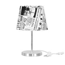 Abajur Eros Dome Jornal Base Redonda