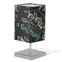 Abajur Eros Quad Parede Giz 050 com Base Quadrada