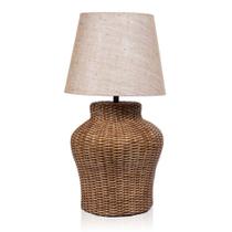 Abajur Fibra Natural Rattan "M" Abajur Fibra Natural Rattan "M"