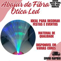 Abajur Fibra Otica Led Decoraçao Eventos Comemoraçao Festa Abajur Fibra Otica Led Decoraçao Eventos Comemoraçao Festa