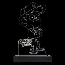 Abajur Gravity Falls Dipper Pines Luminaria Led 3d