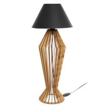 Abajur Iluminação Agradável Em Mdf Rustico Moderno