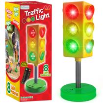 Abajur Infantil ArtCreativity - Sinal de Trânsito com Controle Remoto
