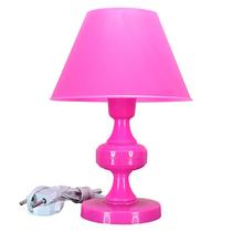 Abajur Infantil Baby Pink Quarto Sala Luminária Decoração cor Rosa Pink - Casa Mais