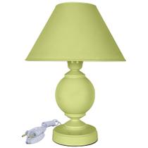 Abajur Infantil Ball Menina Menino Luminária para Quarto de Bebê Amarelo Claro Abajur Infantil Ball Menina Menino Luminária para Quarto de Bebê Amarelo Claro