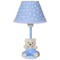 Abajur Infantil Bebe Luminária De Mesa Urso Estrelinha