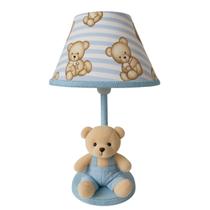 Abajur Infantil Bebê Menino Urso Decoração Quarto de Criança