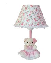 Abajur Infantil De Mesa Ursa Menina Quarto Bebês Criança
