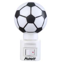 Abajur Infantil Luz Noturna Led 1w 3000k Avant Bola Futebol Abajur Infantil Luz Noturna Led 1w 3000k Avant Bola Futebol