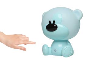 Abajur Infantil Menino Decoração Dog Botão de Toque Com 3 Níveis de Luz LED Porta USB