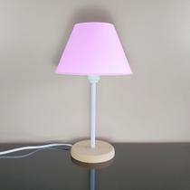 Abajur Infantil Momy Menina Luminária para Quarto de Bebê Cor Rosa Abajur Infantil Momy Menina Luminária para Quarto de Bebê Cor Rosa