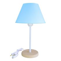 Abajur Infantil Momy Menino Luminária para Quarto de Bebê Cor Azul Abajur Infantil Momy Menino Luminária para Quarto de Bebê Cor Azul