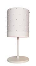 Abajur Infantil Pérolas - Base branca 20X41 branco