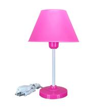 Abajur Infantil Slim Menina Luminária para Quarto de Bebê - Cor Pink