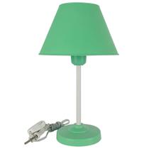 Abajur Infantil Slim Menina ou Menino Luminária para Quarto de Bebê - Cor Verde