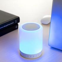 Abajur Led Luminária Multicolor+caixinha de som Bluetooth - XBZ