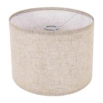 Abajur LEYINPEI Beige Tambor 22 cm na parte superior x 22 cm na parte inferior x 20 cm na altura