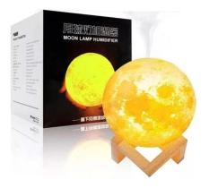 Abajur Lua Cheia 3D Difusor Umidificador Luminária De Mesa Abajur Lua Cheia 3D Difusor Umidificador Luminária De Mesa