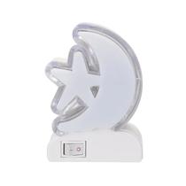 Abajur Lua de Tomada LED Colorida Bivolt Botão Liga/Desliga