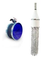Abajur Luminária Balão Caminhão 24v + Canhão Led Azul 24v