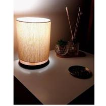 abajur luminaria cabeceira decorativo minimalista para quarto sala escritorio