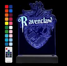 Abajur Luminária Corvinal Harry Potter Ravenclaw Led Rgb
