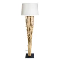 Abajur Luminária de Chão Galhos Madeira Natural Rustica