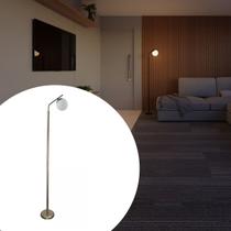 Abajur Luminária de Chao Kaline Com Globo Fosco E Com Lampada Branco Quente