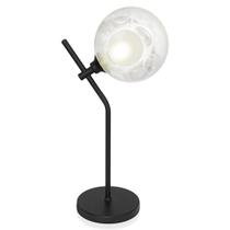 Abajur Luminária De Mesa Aro Jabuticaba Globo Harmony Preto Abajur Luminária De Mesa Aro Jabuticaba Globo Harmony Preto