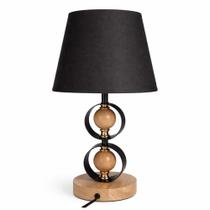 Abajur Luminária de Mesa Bivolt Base de Metal Cúpula Modelo:CIRCULO CUPULA Abajur Luminária de Mesa Bivolt Base de Metal Cúpula Modelo:CIRCULO CUPULA