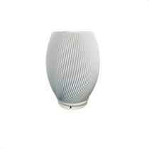 Abajur Luminária De Mesa Branca Com Padrão Ondulado Abajur Para Leitura Decoração e Iluminação Ambiente Abajur Luminária De Mesa Branca Com Padrão Ondulado Abajur Para Leitura Decoração e Iluminação Ambiente