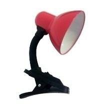 Abajur Luminária de Mesa C/ Garra 127v Table Lamp 108B - Rosa