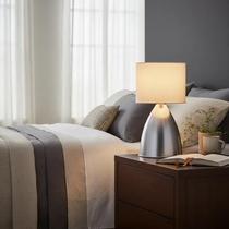 Abajur Luminaria de Mesa Clássica moderno Elegante Bojudo Escovado Com Cúpula Para iluminação móveis Casa