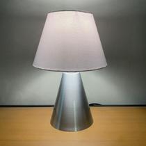 Abajur luminária de Mesa Clássico Cone Cor Escovado Com Cúpula Para Cabeceira de Cama, Quarto, Sala ou Escritório, Leitura Abajur luminária de Mesa Clássico Cone Cor Escovado Com Cúpula Para Cabeceira de Cama, Quarto, Sala ou Escritório, Leitura