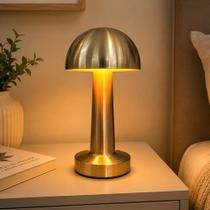 Abajur Luminária De Mesa Cogumelo LED Recarregável Portátil Abajur Luminária De Mesa Cogumelo LED Recarregável Portátil