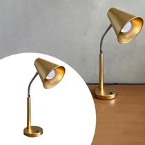 Abajur Luminaria De Mesa Flexível Metal Para Leitura, Escritorio Home Office Cabeceira, Quarto ou Sala Abajur Luminaria De Mesa Flexível Metal Para Leitura, Escritorio Home Office Cabeceira, Quarto ou Sala