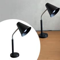 Abajur Luminaria De Mesa Flexível Metal Para Leitura, Escritorio Home Office Cabeceira, Quarto ou Sala Abajur Luminaria De Mesa Flexível Metal Para Leitura, Escritorio Home Office Cabeceira, Quarto ou Sala