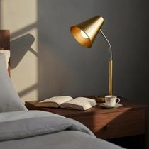 Abajur Luminária De Mesa moderno Elegante Metal Flexível Interruptor Para Decoração Iluminação Casa