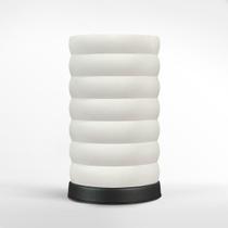 Abajur Luminária de Mesa Redonda Moderno Com Interruptor Cúpula 3D Decorativa para Sala, Quarto, Escritório e Cabeceira De Cama Preto Cupula Branco Abajur Luminária de Mesa Redonda Moderno Com Interruptor Cúpula 3D Decorativa para Sala, Quarto, Escritório e Cabeceira De Cama Preto Cupula Branco