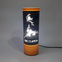 Abajur luminária de mesa Rock Eric Clapton Abajur luminária de mesa Rock Eric Clapton