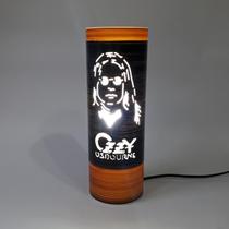 Abajur luminária de mesa Rock Ozzy Abajur luminária de mesa Rock Ozzy