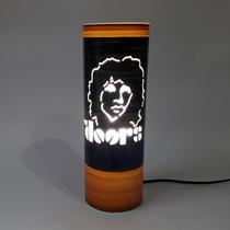 Abajur luminária de mesa Rock The Doors Abajur luminária de mesa Rock The Doors