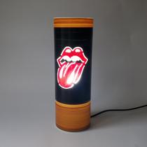 Abajur luminária de mesa Rock The Rolling Stones