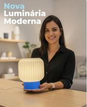 Abajur Luminária de Quarto Sala Escritório Lâmpada LED Design Moderno sem aquecimento