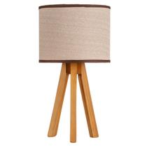 Abajur Luminária Em Mdf Bivolt Criado Mesa Quarto Sala