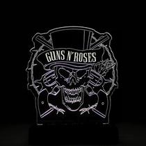 Abajur Luminária Guns N' Roses Decorativa Led - Tecnotronics