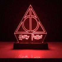 Abajur Luminária Harry Potter Relíquias da Morte LED